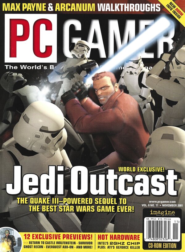 PC Gamer Issue 090 (November 2001) cover